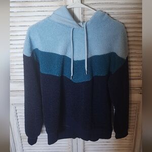 Xersion Women's  Hoodie Sweater - Light Blue, Teal, Navy